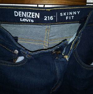 Levi Denizen 16 regular. Darkwash Skinny fit